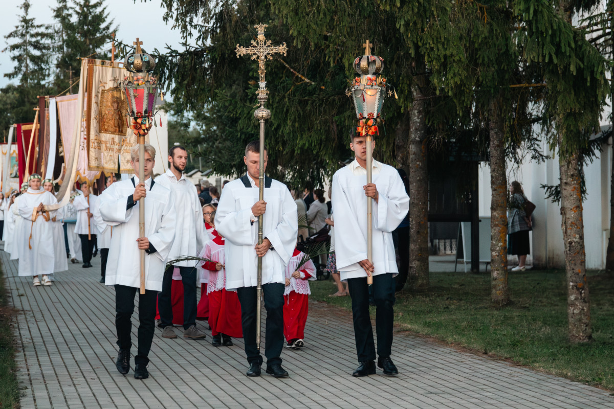 Праздник Вознесения Пресвятой Девы Марии на небеса. Аглона, 15 августа 2024 года. Фото: Виктория Кравцова