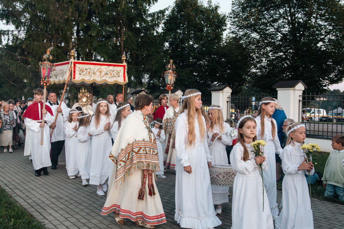 Праздник Вознесения Пресвятой Девы Марии на небеса. Аглона, 15 августа 2024 года. Фото: Виктория Кравцова