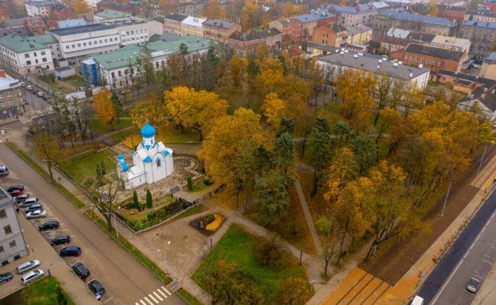Сквер Андрея Пумпура в Даугавпилсе. Фото: daugavpils.lv