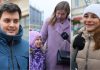 Участники видеоопроса про Деда Мороза. Даугавпилс, 10 декабря 2024 года. Кадр из видео