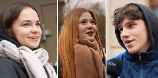 Участники видеоопроса о Молодёжнм центре в Даугавпилсе. Скриншоты из видео