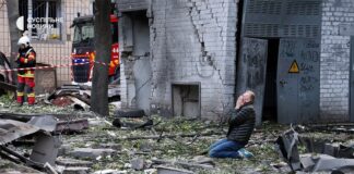 Последствия ночной атаки на Киев 17 июня 2025 года. Фото: Суспільне Новини