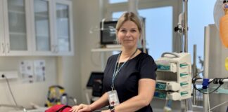 Агнесе Серских, старший фельдшер Клиники неотложной медицинской помощи Даугавпилсской региональной больницы. Фото: slimnica.daugavpils.lv