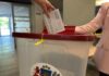 Выборы в самоуправления Латвии в Даугавпилсе, на участке во Дворце культуры (№175). 7 июня 2025 года. Фото: Анастасия Шубина