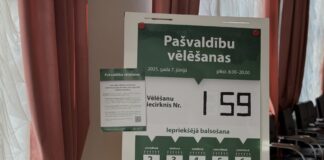 Выборы в самоуправления. Дом Единства (ул. Ригас, 22А). 3 июня 2025 года. Фото: Анна Луизе Рускуле