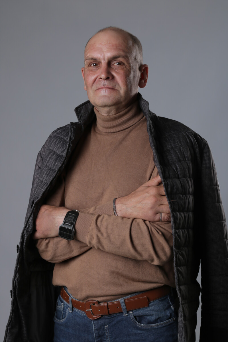 Сергей, участник проекта "Бездомные тоже люди" после "трансформации". Даугавпилс, 8 июня 2025 года. Фото: Dakini fonds