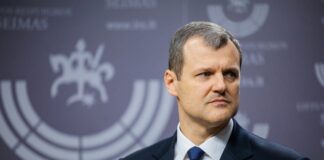 Премьер-министр Литвы Гинтаутас Палуцкас и возглавляемое им правительство ушло в отставку. Фото: J. Stacevičiaus / LRT