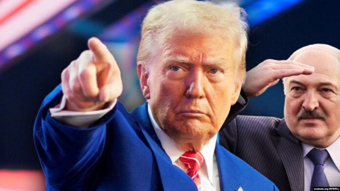 Дональд Трамп и Александр Лукашенко. Коллаж: svaboda.org