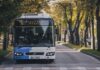 Автобус в Даугавпилсе. 13 октября 2024 года. Фото: Евгений Ратков