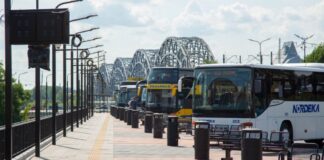 Рижский международной автовокзал. Фото Рижской думы, сделанное в 2021-м году