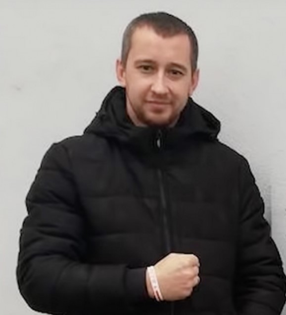 Сергей Плешкун, белорусский "рельсовый партизан". Приговорён к 16 годам лишения свободы. Фото: prisoners.spring96.org
