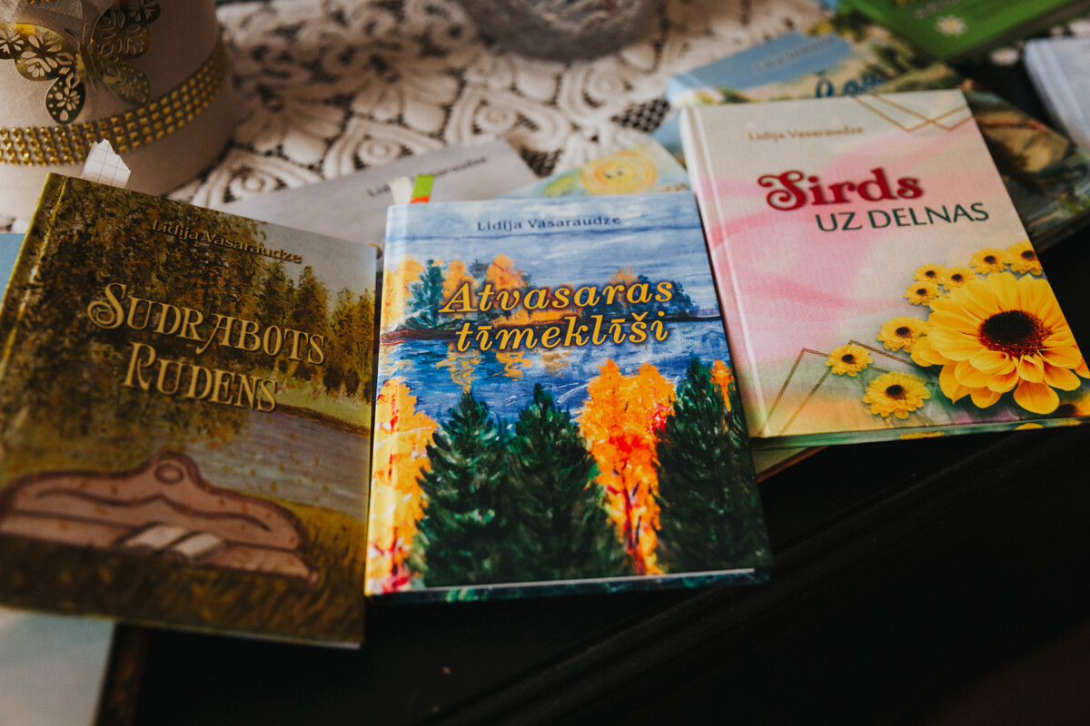 Книги Лидии Васараудзе. Фото: Ирина Маскаленко