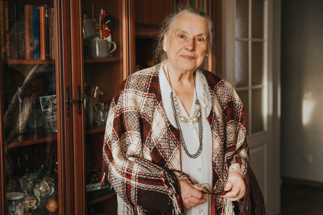 Лидия Васараудзе. Даугавпилс, 13 ноября 2025 года. Фото: Ирина Маскаленко Лидия Васараудзе. Даугавпилс, 13 ноября 2025 года. Фото: Ирина Маскаленко
