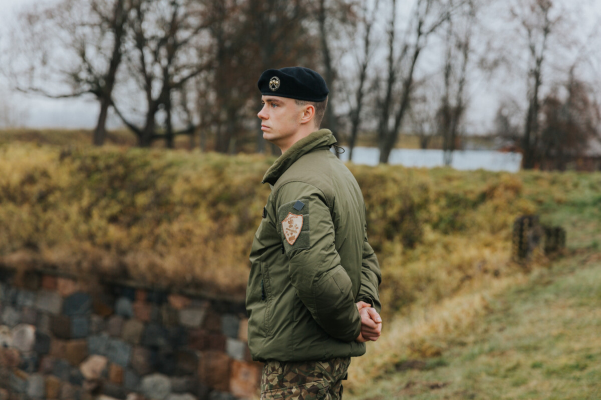 Старший лейтенант Ален Лочмелис, военнослужащий 34-го пехотного батальона 3-й Латгальской бригады Земессардзе. Фото: Ирина Маскальенко