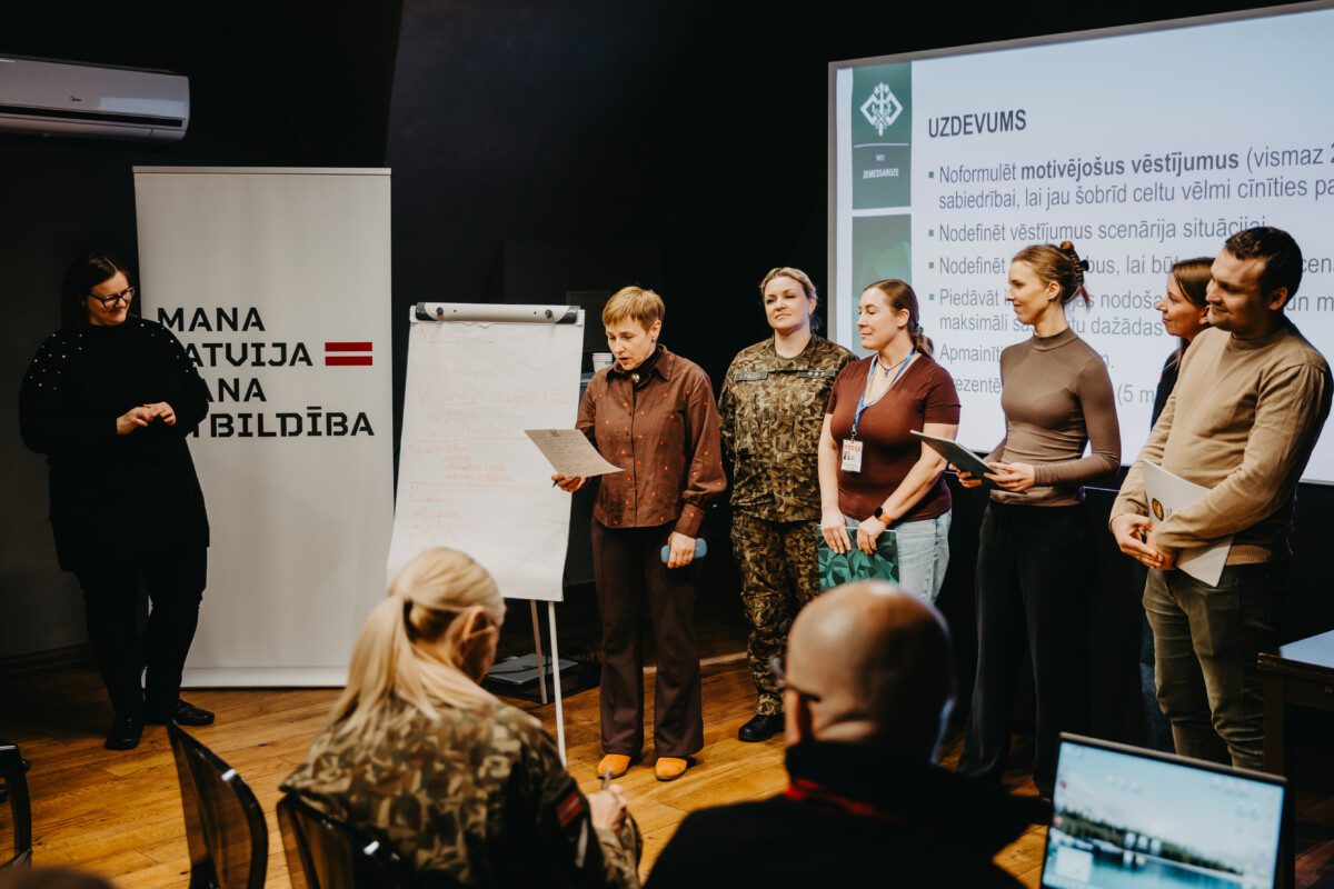 Участники семинара "Рупор" в Даугавпилсе. 12 марта 2026 года. Фото: Анна Паула Кузнецова