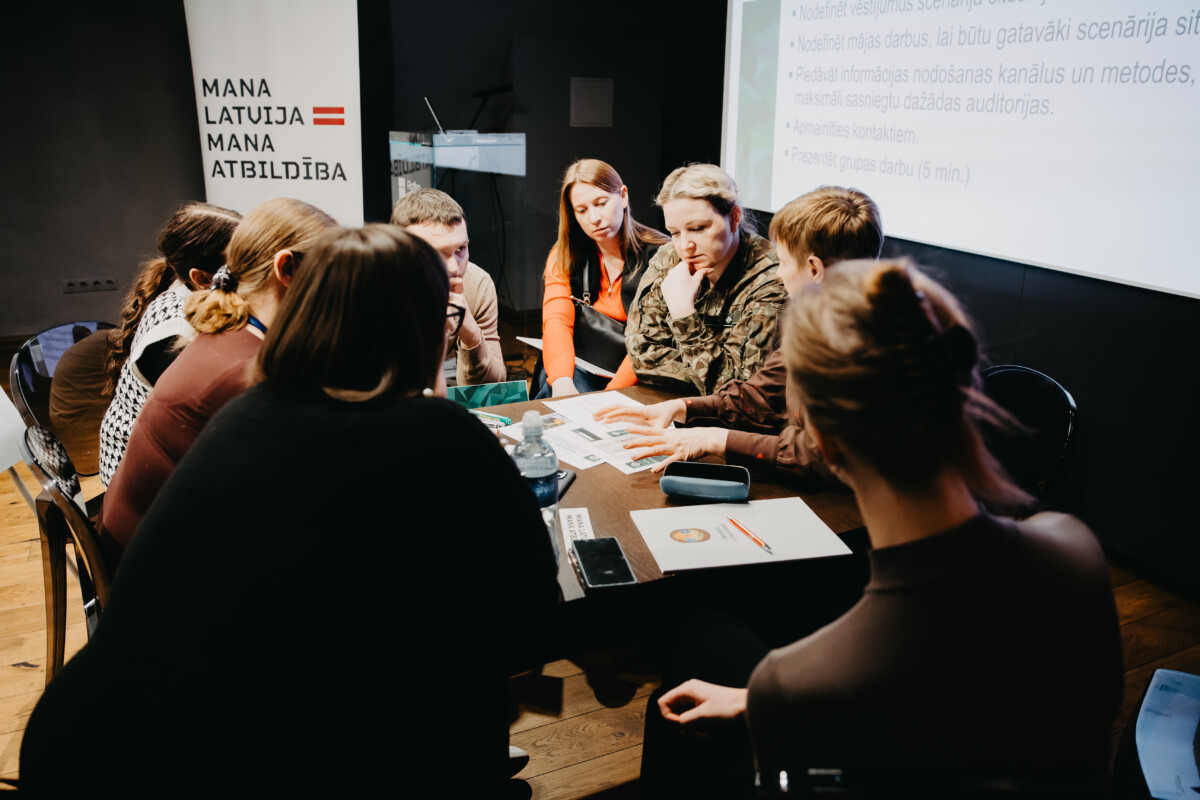 Участники семинара "Рупор" в Даугавпилсе. 12 марта 2026 года. Фото: Анна Паула Кузнецова