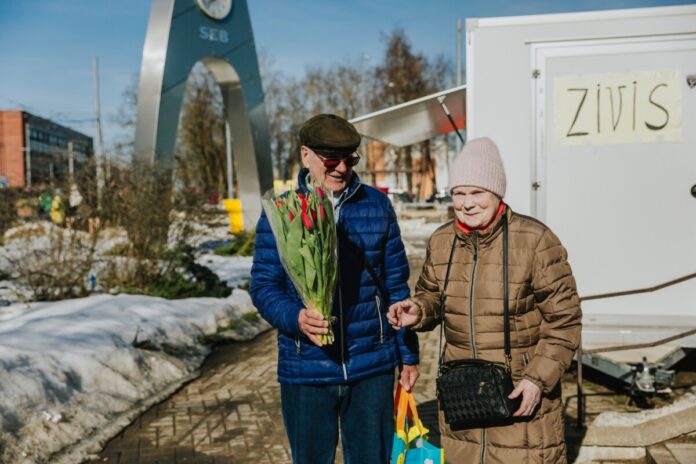 8 марта 2026 года в Даугавпилсе. Фото: Ирина Маскаленко 8 марта 2026 года в Даугавпилсе. Фото: Ирина Маскаленко