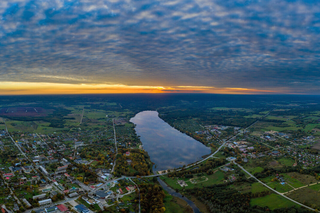 Вид на город Балви. Фото: visit.balvi.lv