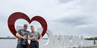 Олег и Артур Буринские в Днепре. Апрель 2026 года. Фото из личного архива