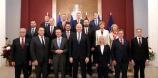 Кабинет министров премьер-министра Андриса Кулбергса. 28 мая 2026 года. Фото: Edijs Pālens / Valsts kanceleja