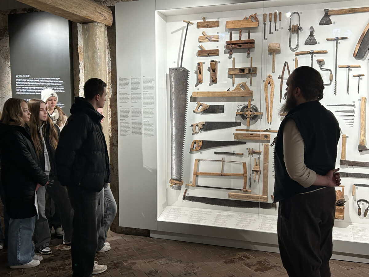 Мультимедийная инсталляция KOKA KODS («Код дерева») в Краславе. Фото: kraslava.lv