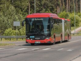 Общественный транспорт в Даугавпилсе. Автобус №12. Фото: daugavpils.lv