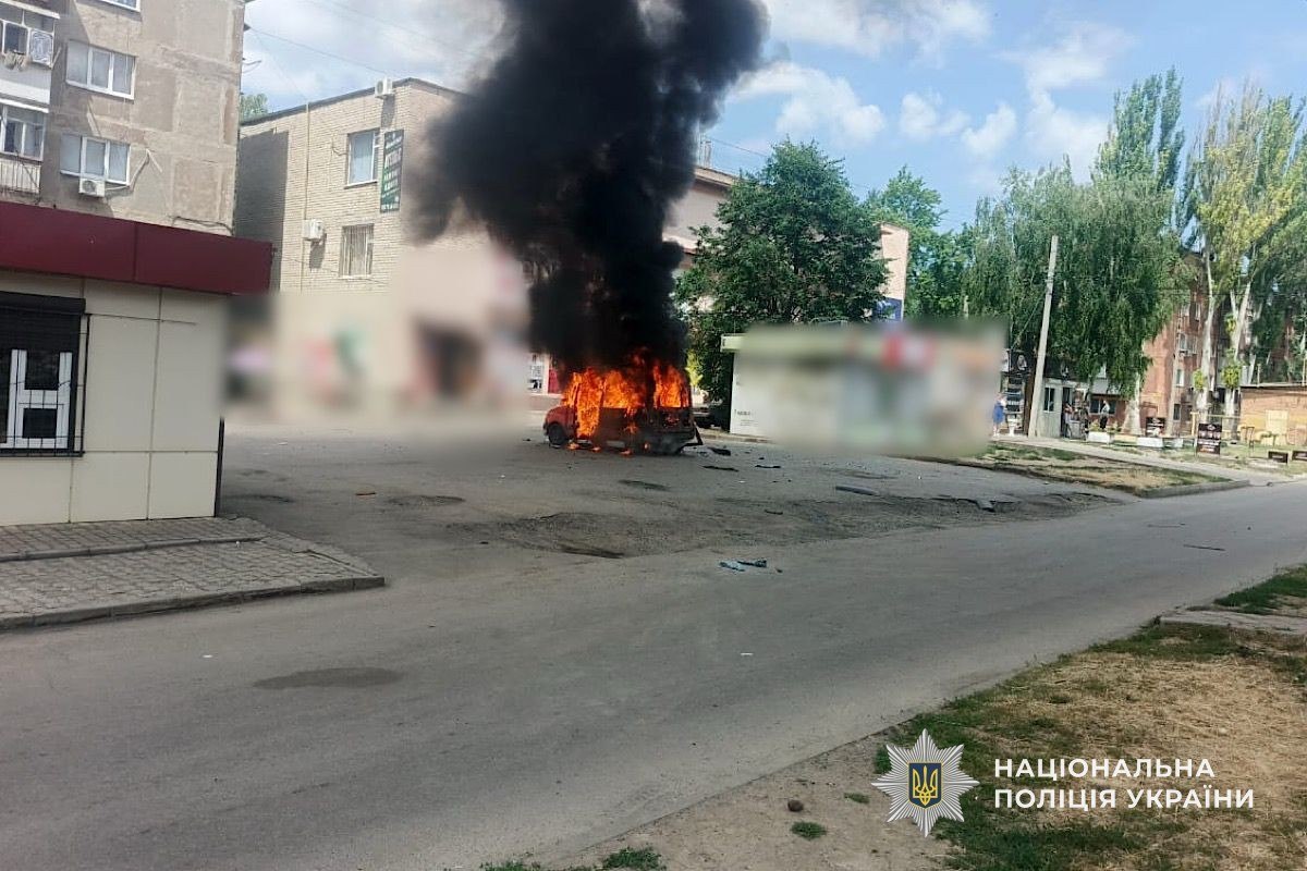 Последствия ударов российских дронов по городской инфраструктуре Шахтарского Днепропетровской области. Источник: телеграм-канал news shakhtarske