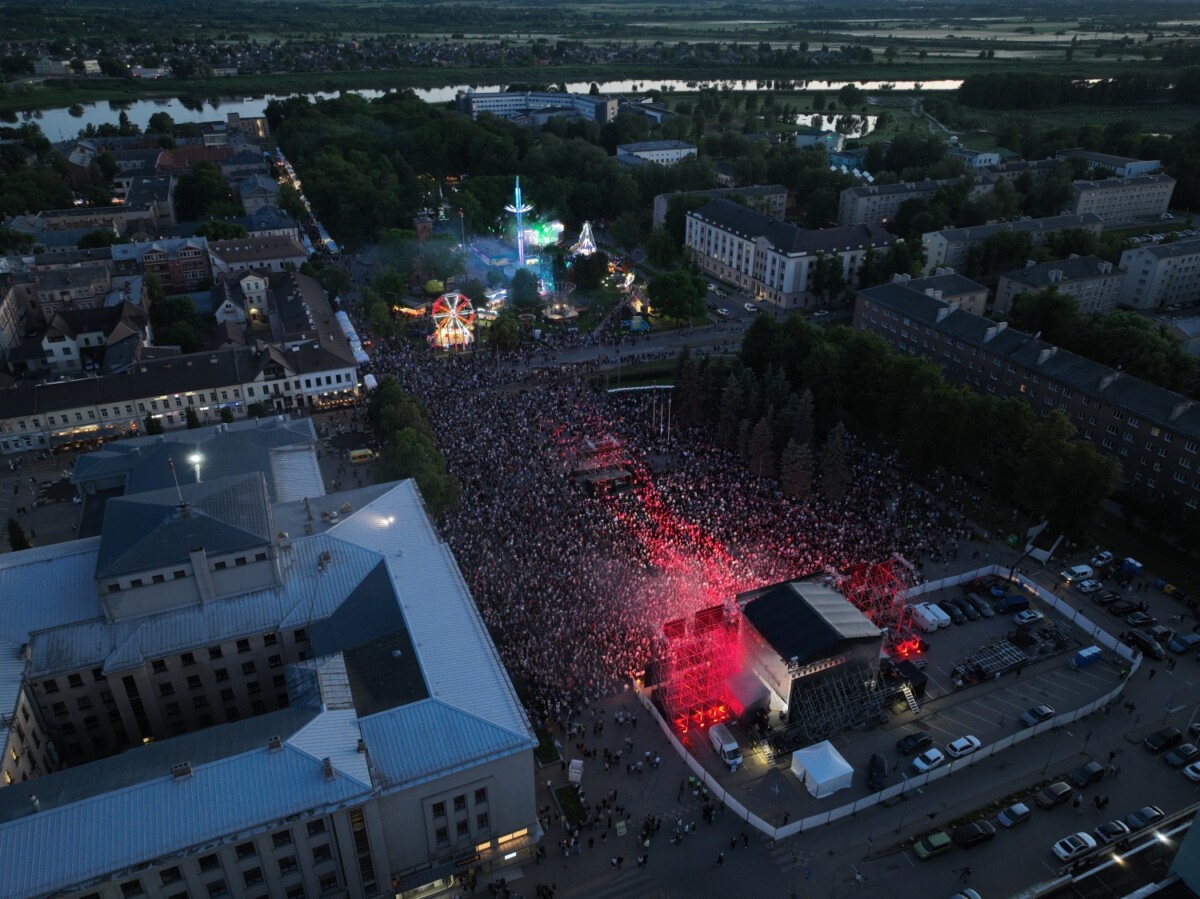 Концерт A-Europa на Площади Единства. Даугавпилс, 6 июня 2026 года. Фото: daugavpils.lv