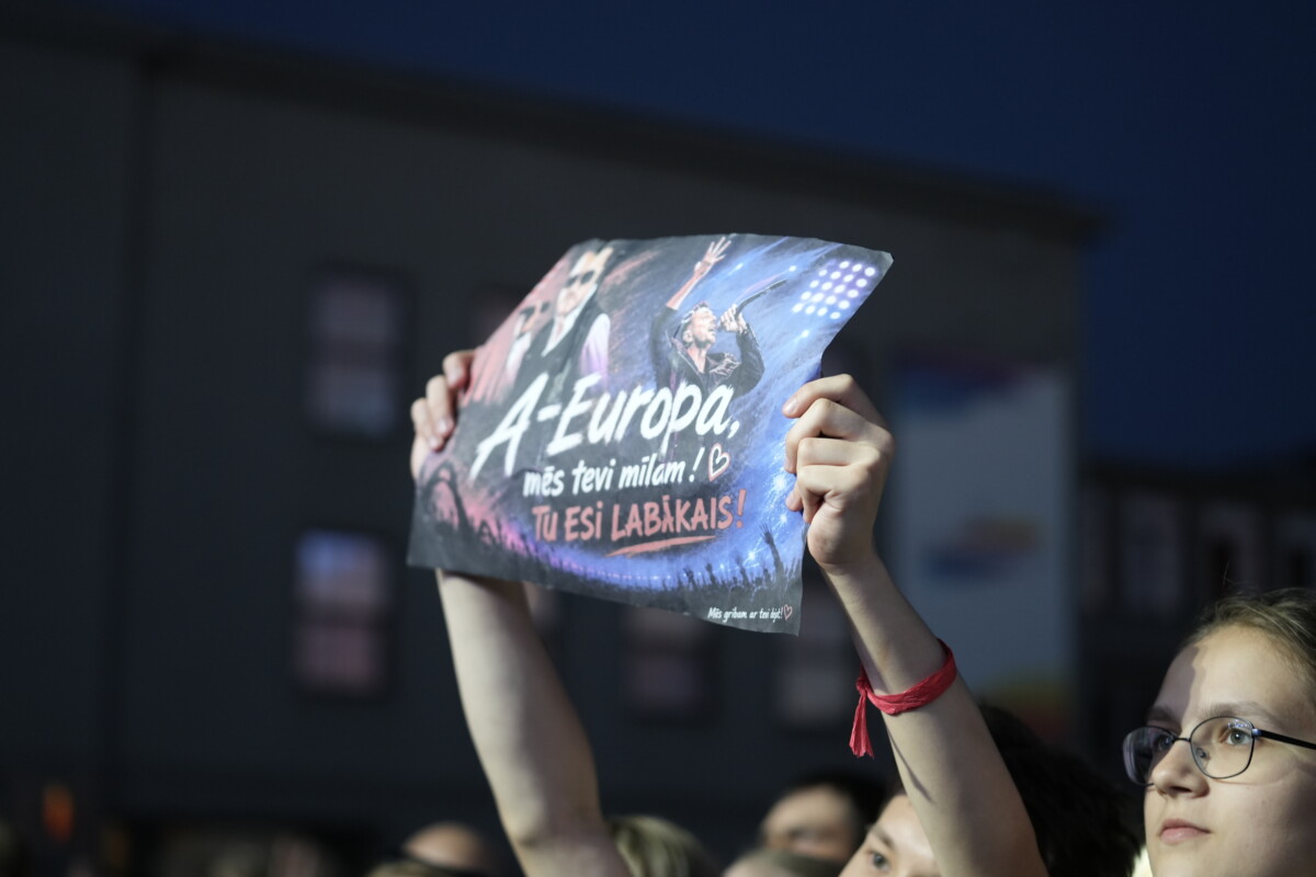 Концерт A-Europa на Площади Единства. Даугавпилс, 6 июня 2026 года. Фото: daugavpils.lv