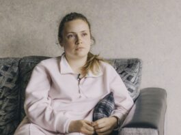 Виктория из Херсонской области. Даугавпилс, 17 июня 2026 года. Фото: Евгений Ратков
