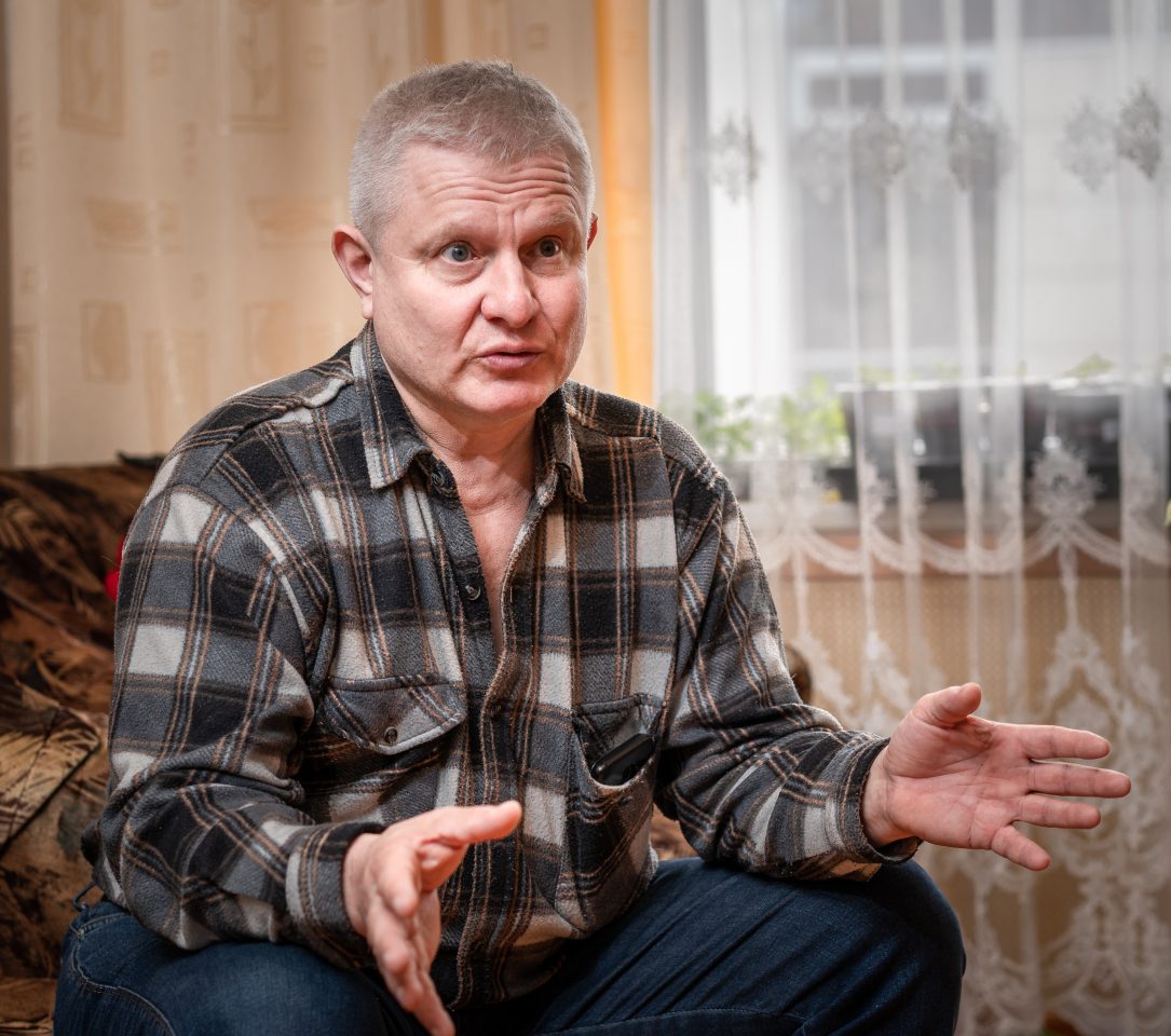 Ликвидатор ЧАЭС Виктор Кокин. Фото: Михаил Рыжков