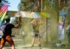 «Красочный заезд» на трассе активного отдыха в Стропском лесу. 14 июня 2025 года. Фото: Daugavpils ir Sports