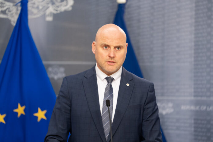 Премьер-министр Андрис Кулбергс. 7 июля 2026 года. Фото: Mairis Matisons / Valsts kanceleja