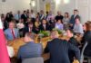 Представители партий «Суверенная власть» и «Объединение Младолатыши» подаёт списки кандидатов на выборы в 15-й Сейм в Центральную избирательную комиссию. 4 июля 2026 года. Фото: Centrālā vēlēšanu komisija / Facebook
