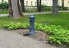 Общественный кран с питьевой водой в Крепостном саду в Дауагвпилсе. Фото: Daugavpils valstspilsētas pašvaldība