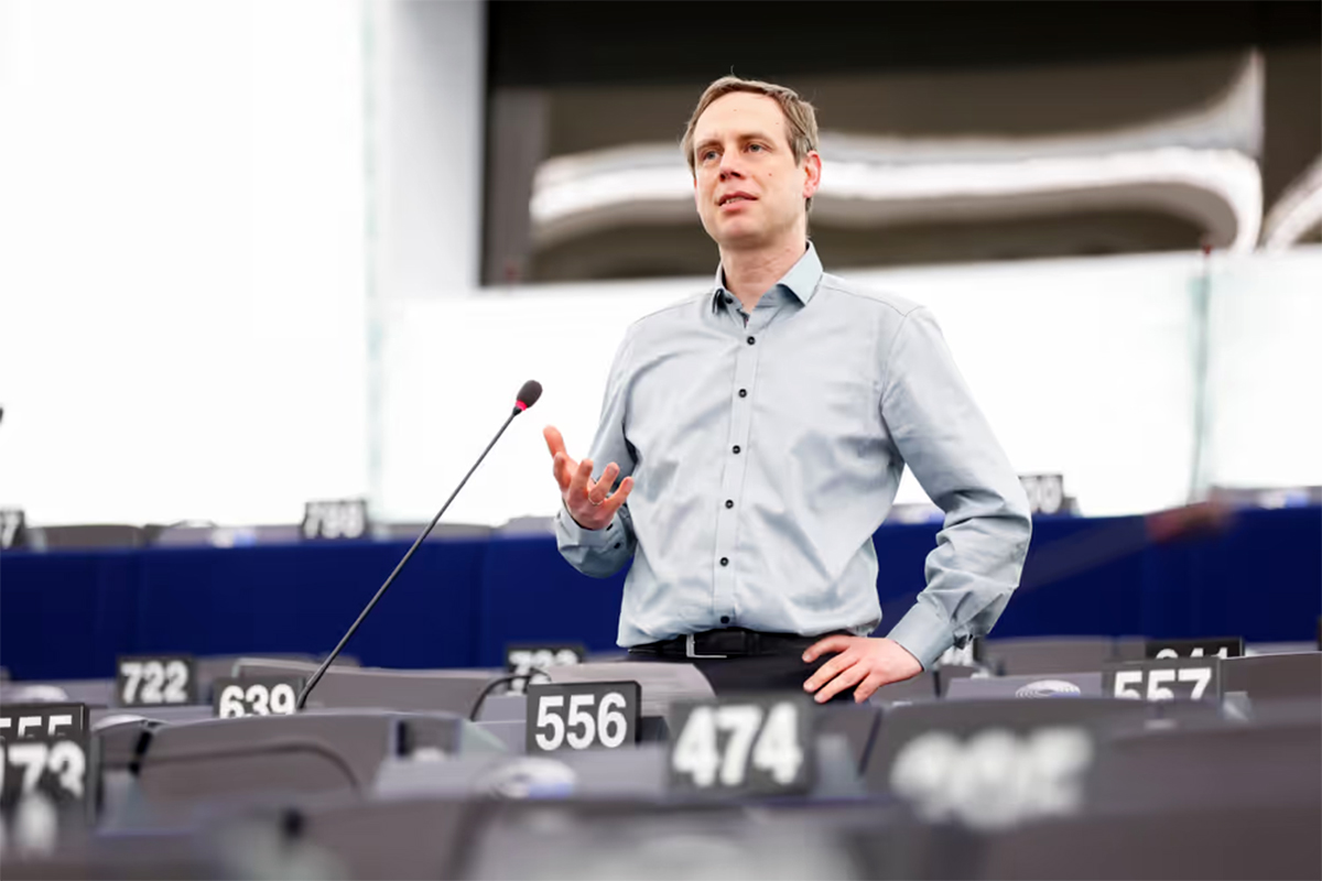 Патрик Брейер в Европарламенте в 2024 году. Фото: Mathieu Cugnot (European Parliament) 