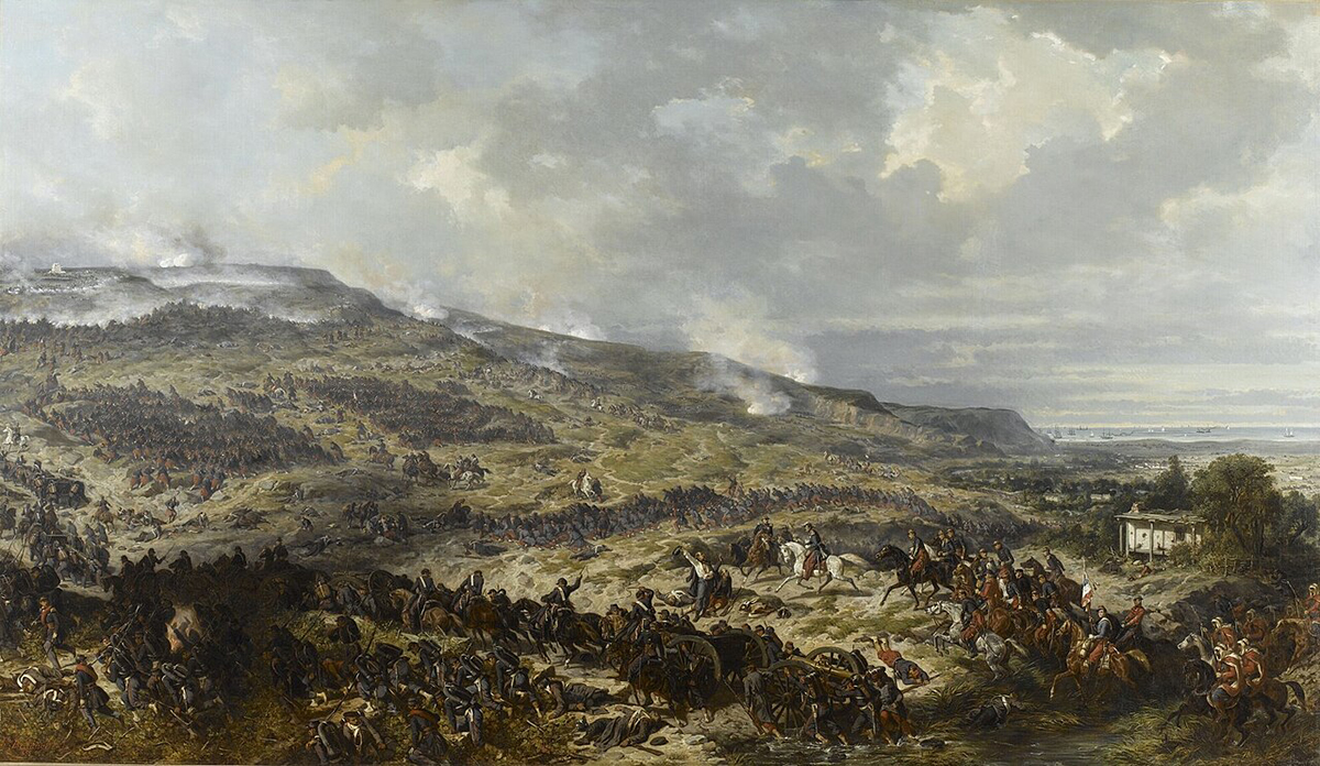 «Битва при Альме, 20 сентября 1854 года». Жозеф Луи Ипполит Белланже. Источник: Wikipedia