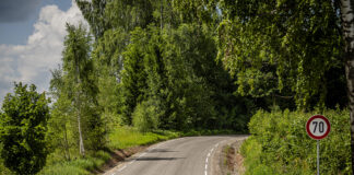 Местная государственная дорога. Фото: Latvijas Valsts ceļi)