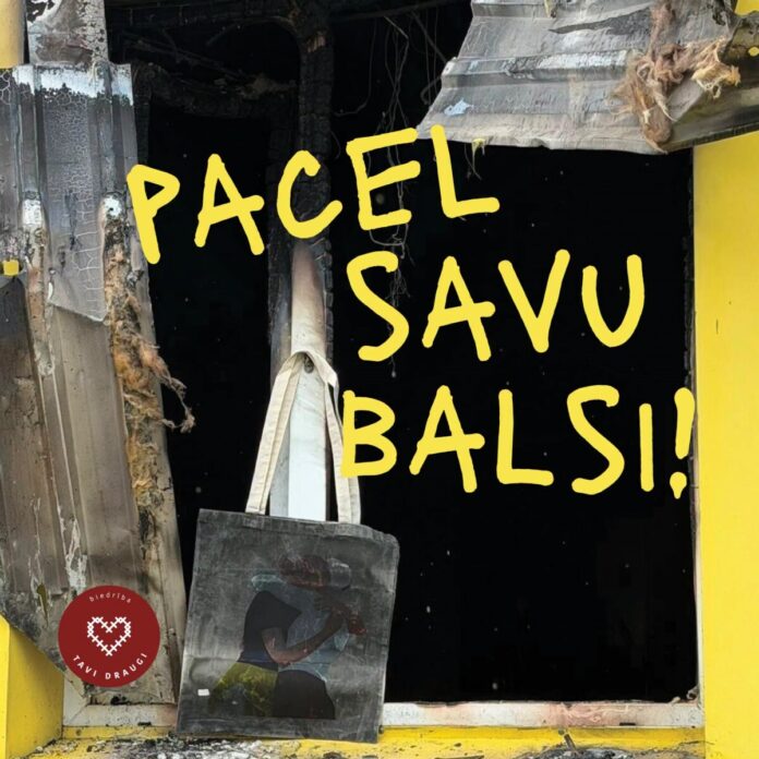 Благотворительное общество Tavi draugi запустило акцию поддержки Pacel savu balsi («Подними голос»). Изображение со страницы Biedrība "Tavi draugi" на Фейсбуке