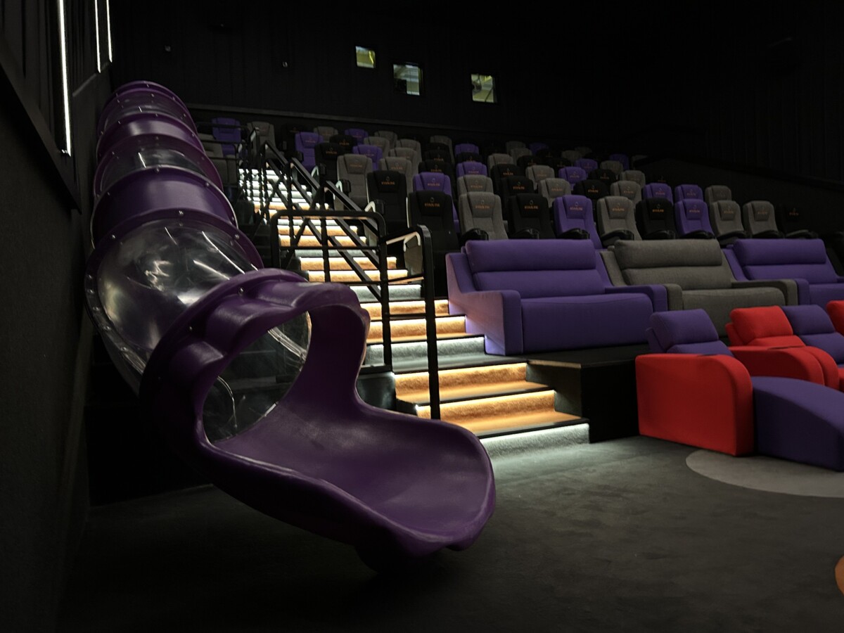 Детский зал в кинотеатре STARLINE Cinema в Даугавпилсе. 20 августа 2026 года. Фото: Эвелина Майбогина