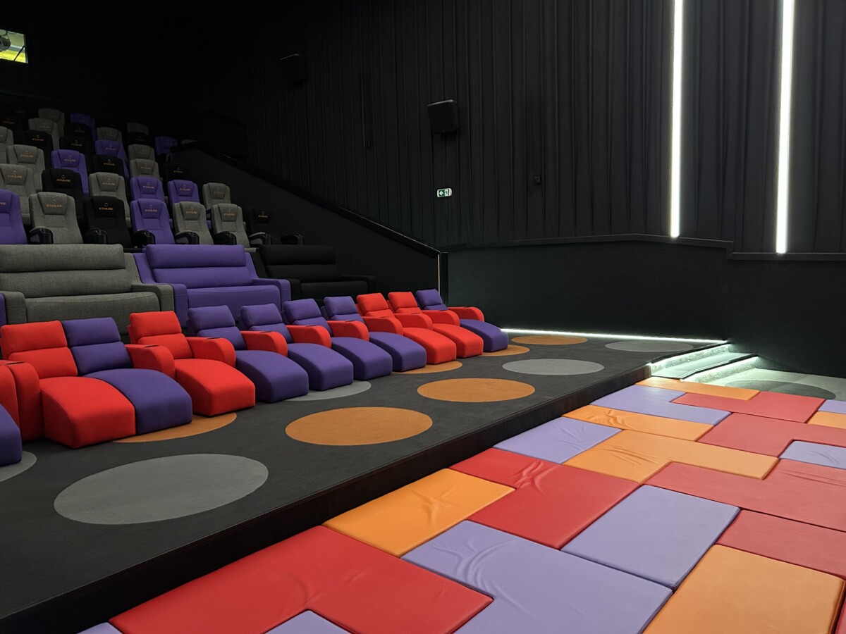 Детский зал в кинотеатре STARLINE Cinema в Даугавпилсе. 20 августа 2026 года. Фото: Эвелина Майбогина