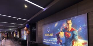 Помещения кинотеатра STARLINE в Даугавпилсе. Закрытая презентация в честь открытия 20 августа 2026 года. Фото: Эвелина Майбогина