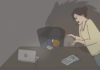 «Чайка» приглашает читателей принять участие в анонимном опросе о воспитании детей. Иллюстративный рисунок: Анастасия Шубина