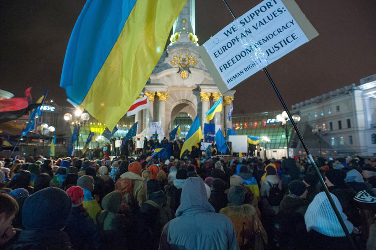 Евромайдан в Киеве, ноябрь 2011 года. Фото: Мстислав Чернов / Источник Wikipedia