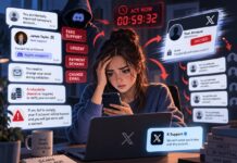 Как мошенники выманивают доступ к X через фальшивую поддержку. Реальная история молодой жительницы Латвии. Иллюстративное изображение создано с помощью ИИ