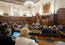 Внеочередное заседание Сейма 20 августа 2026 года. Фото: Ieva Ābele-Ozoliņa / Saeima