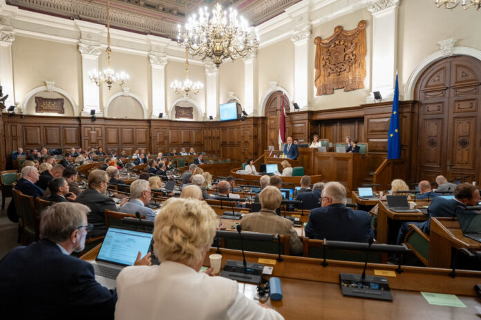 Внеочередное заседание Сейма 20 августа 2026 года. Фото: Ieva Ābele-Ozoliņa / Saeima