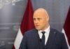 Ministru prezidents Andris Kulbergs piedalās preses konferencē pēc tikšanās ar Eiropadomes priekšsēdētāju Ministru kabinetā.