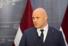 Ministru prezidents Andris Kulbergs piedalās preses konferencē pēc tikšanās ar Eiropadomes priekšsēdētāju Ministru kabinetā.