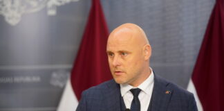 Ministru prezidents Andris Kulbergs piedalās preses konferencē pēc tikšanās ar Eiropadomes priekšsēdētāju Ministru kabinetā.
